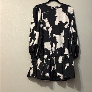 Alexis Monochrome Long Sleeve Dress